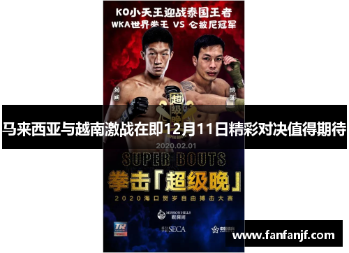 马来西亚与越南激战在即12月11日精彩对决值得期待